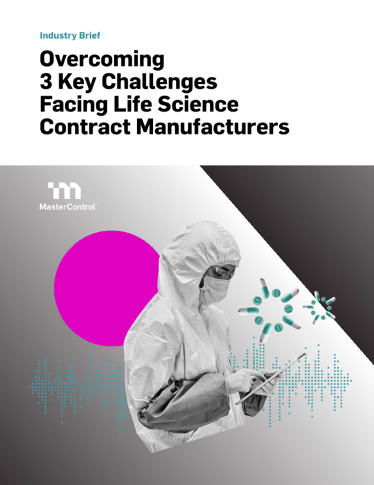 Cover Image of Overcoming 3 Key Challenges Facing Life Science Contract Manufacturers Document