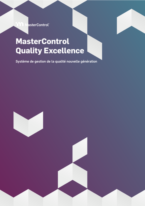 Cover Image of MasterControl Quality Excellence Document