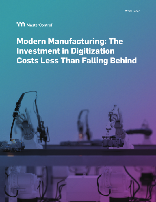 Cover Image of Modern Manufacturing: The Investment in Digitization Costs Less than Falling Behind Document