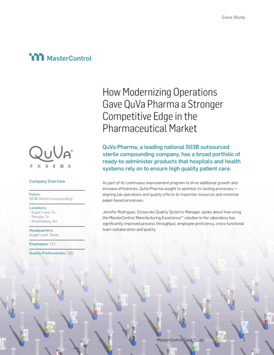 Cover Image of QuVa Case Study Document