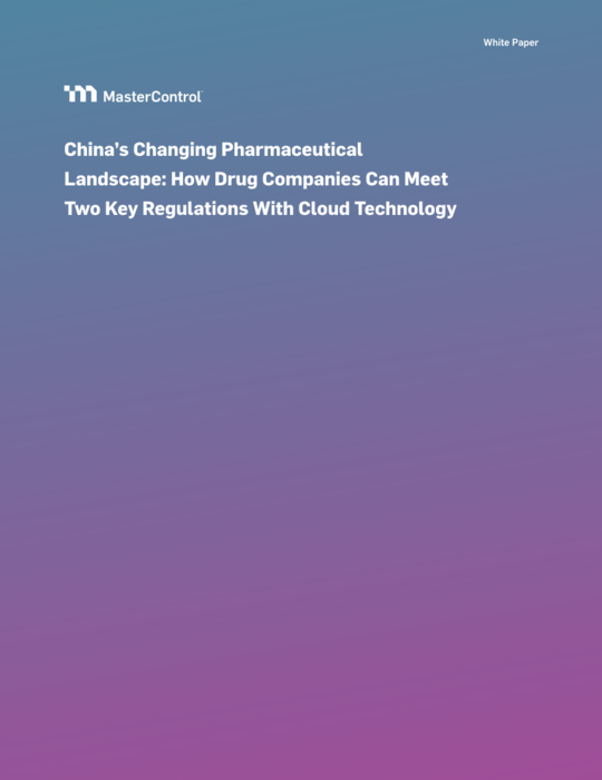 Cover Image of China’s Changing Pharmaceutical Landscape Document