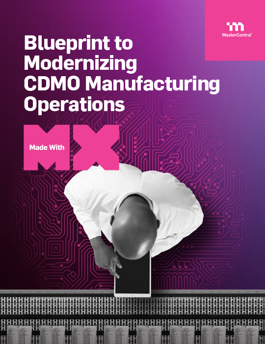 Cover Image of Blueprint to Modernizing CDMO Manufacturing Operations Document