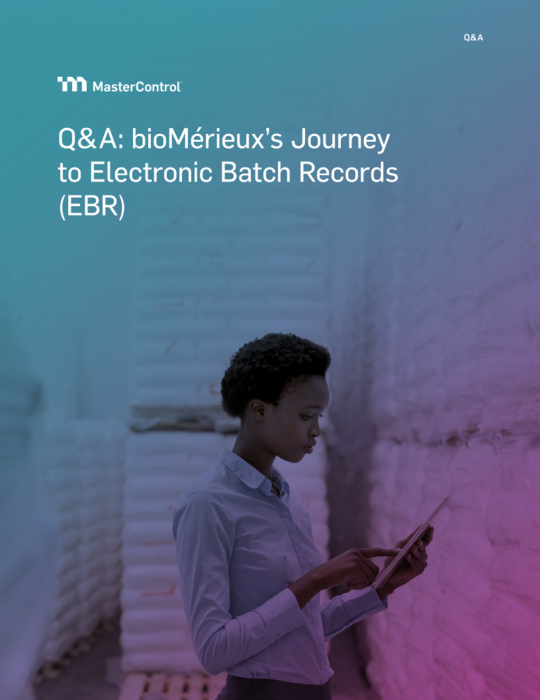 Cover Image of Q&A: bioMérieux’s Journey  to Electronic Batch Records   (EBR) Document