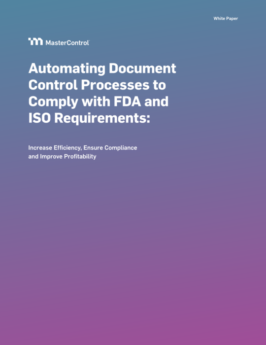 Cover Image of Automating Document Control Processes Document