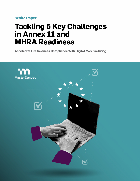 Cover Image of Tackling 5 Key Challenges in Annex 11 and MHRA Readiness Document