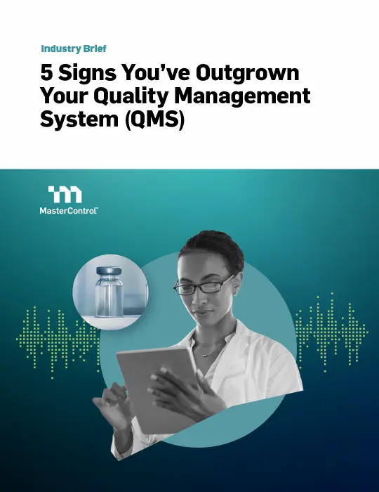 Cover Image of 5 Signs You’ve Outgrown Your Quality Management System (QMS) Document