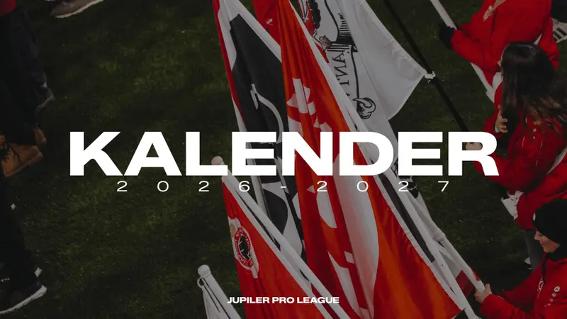 KALENDER JUPILER PRO LEAGUE 2026-2027