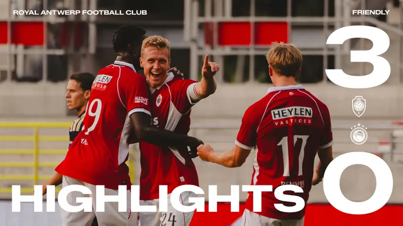 Highlights I R antwerp fc 3-0 OLYMPIACOS FC