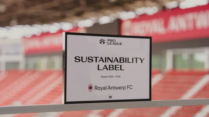 Antwerp1st bekroond met Pro League Sustainability Label