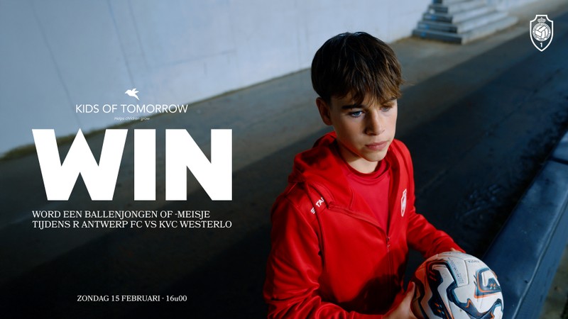 Word voor een wedstrijd ballenjongen of -meisje bij RAFC dankzij Kids of Tomorrow!