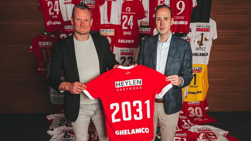Twee decennia Heylen Vastgoed op de Bosuil: partnerschap met R. Antwerp F.C. verlengd tot 2031