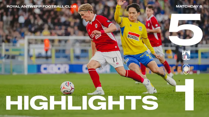 Highlights KVC Westerlo 5-1 R Antwerp FC