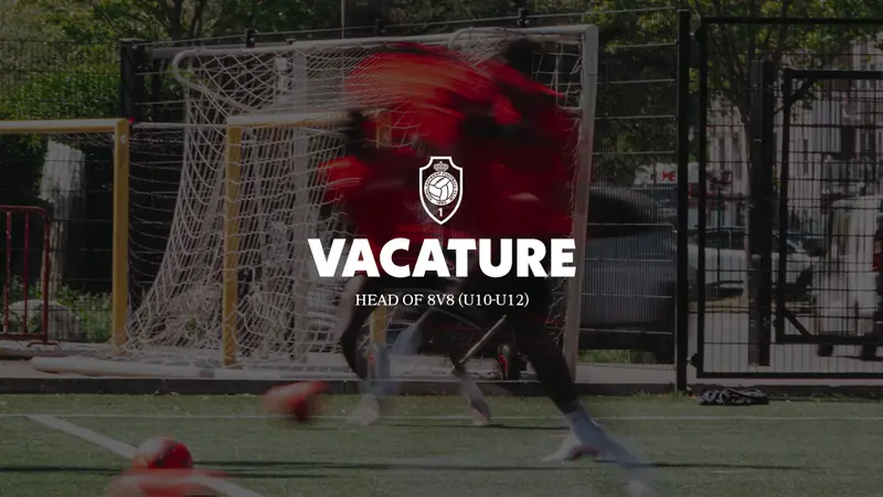 RAFC Academy is op zoek naar een Head of 8v8