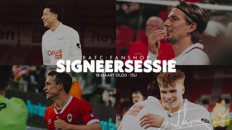 Signeersessie woensdag 18 maart 