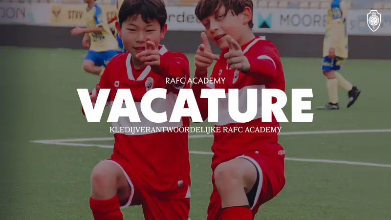 Vacature kledijverantwoordelijke RAFC Academy