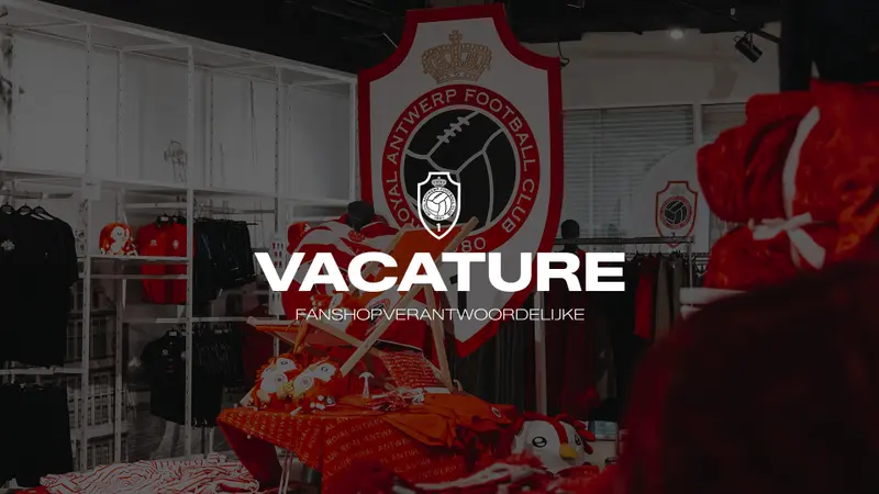 R. Antwerp F.C. zoekt fanshopverantwoordelijke