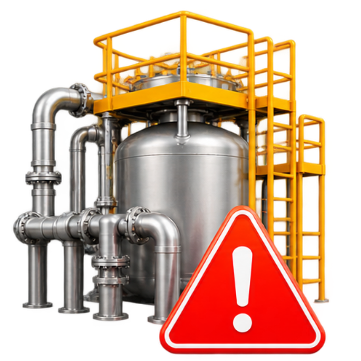 Icono de zona de alto riesgo y prevención laboral