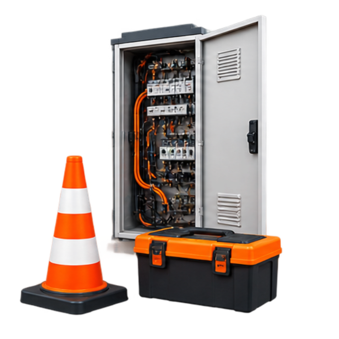 Icono de obras y mantenimiento industrial