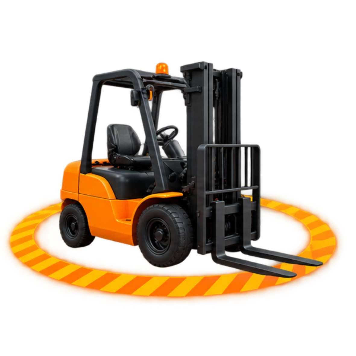 Icono de zonas de maquinaria y seguridad industrial