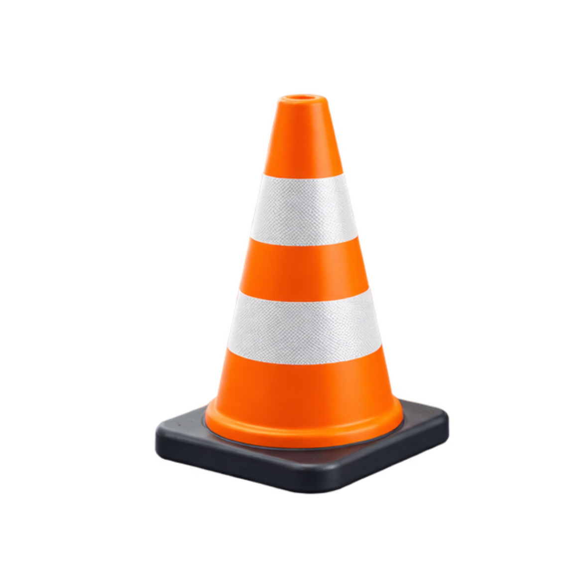 Icono de cono de señalización para obstáculos en pasillos