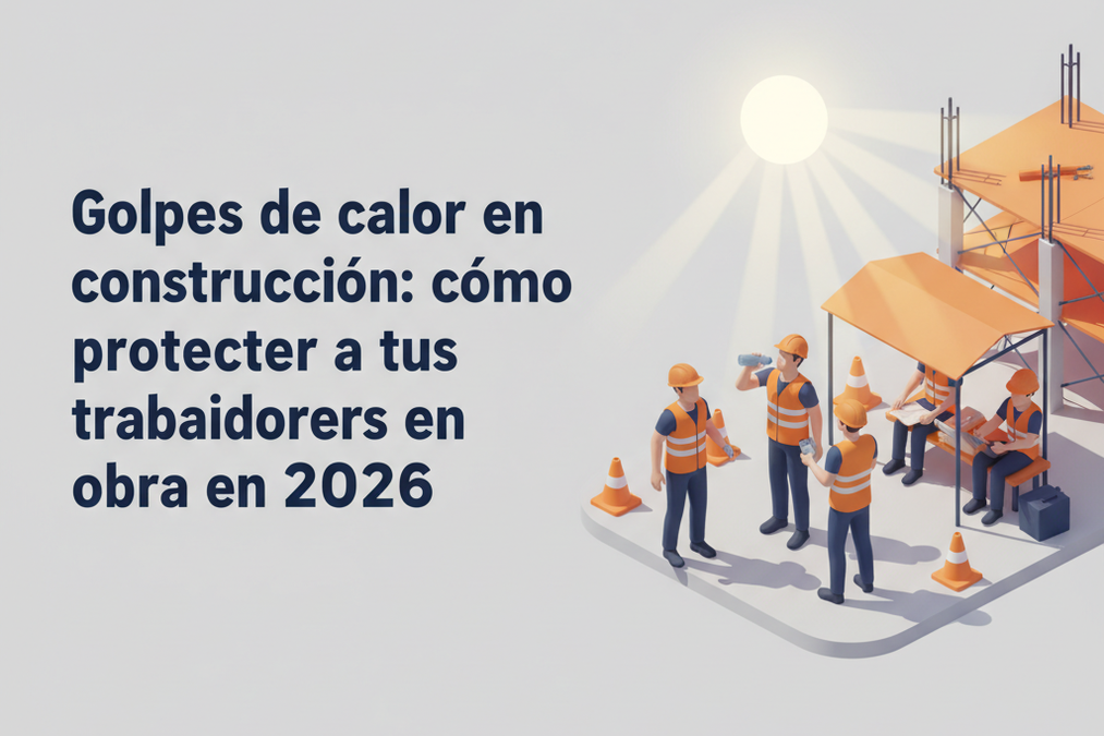 Golpes de calor en construcción cómo proteger a tus trabajadores en obra en 2026