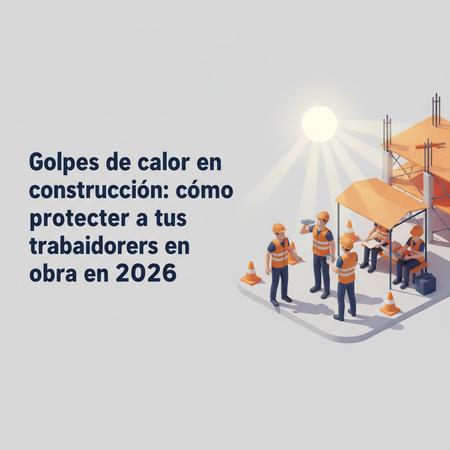 Golpes de calor en construcción cómo proteger a tus trabajadores en obra en 2026