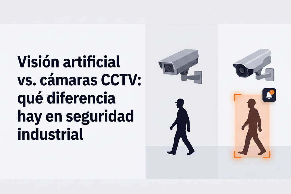 Visión artificial vs cámaras CCTV qué diferencia hay en seguridad industrial