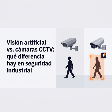 Visión artificial vs cámaras CCTV qué diferencia hay en seguridad industrial