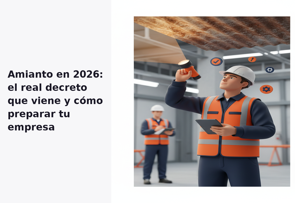 Amianto en 2026: el real decreto que viene y cómo preparar tu empresa
