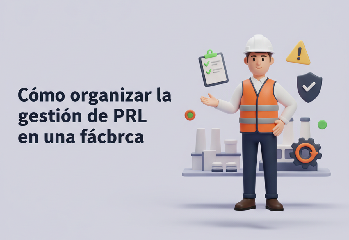 Cómo organizar la gestión de PRL en una fábrica