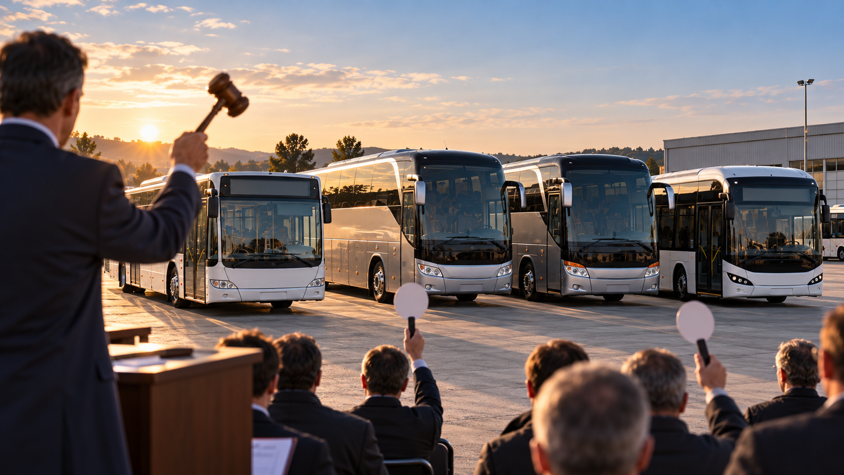 Busauktionen ohne Mindestpreis: Schließung am 11. September