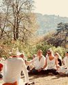 Advaita Vedanta gathering with Madhukar.
