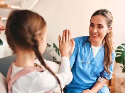 Family doctor came to the patient's home