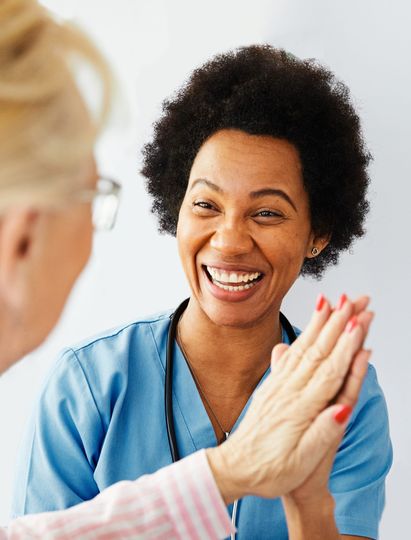 Nurse doctor senior care caregiver help assistence