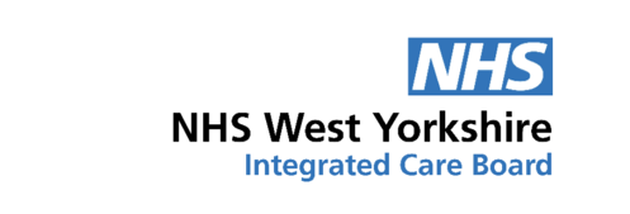 The logo of NHS West Yorkshire Integrated Care Board featuring the NHS emblem and text on a white background.