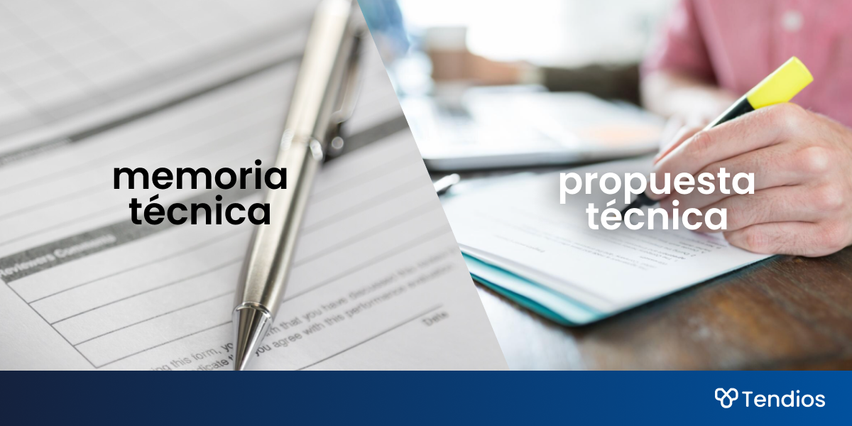 Memoria técnica y propuesta técnica: diferencias reales