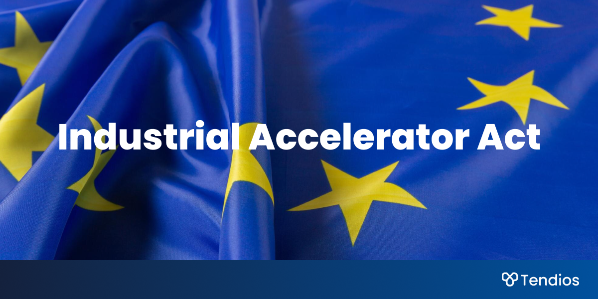 Industrial Accelerator Act y contratación pública: claves para licitadores