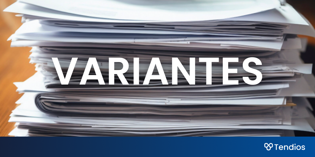 Variantes en licitaciones: cuándo se admiten y cómo presentar