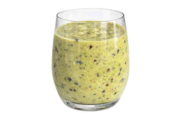 Borůvkovo-jablečné smoothie s avokádem