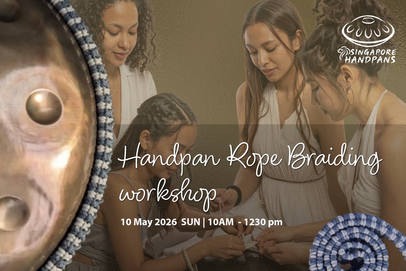 Handpan Rim Rope Braiding Workshop
