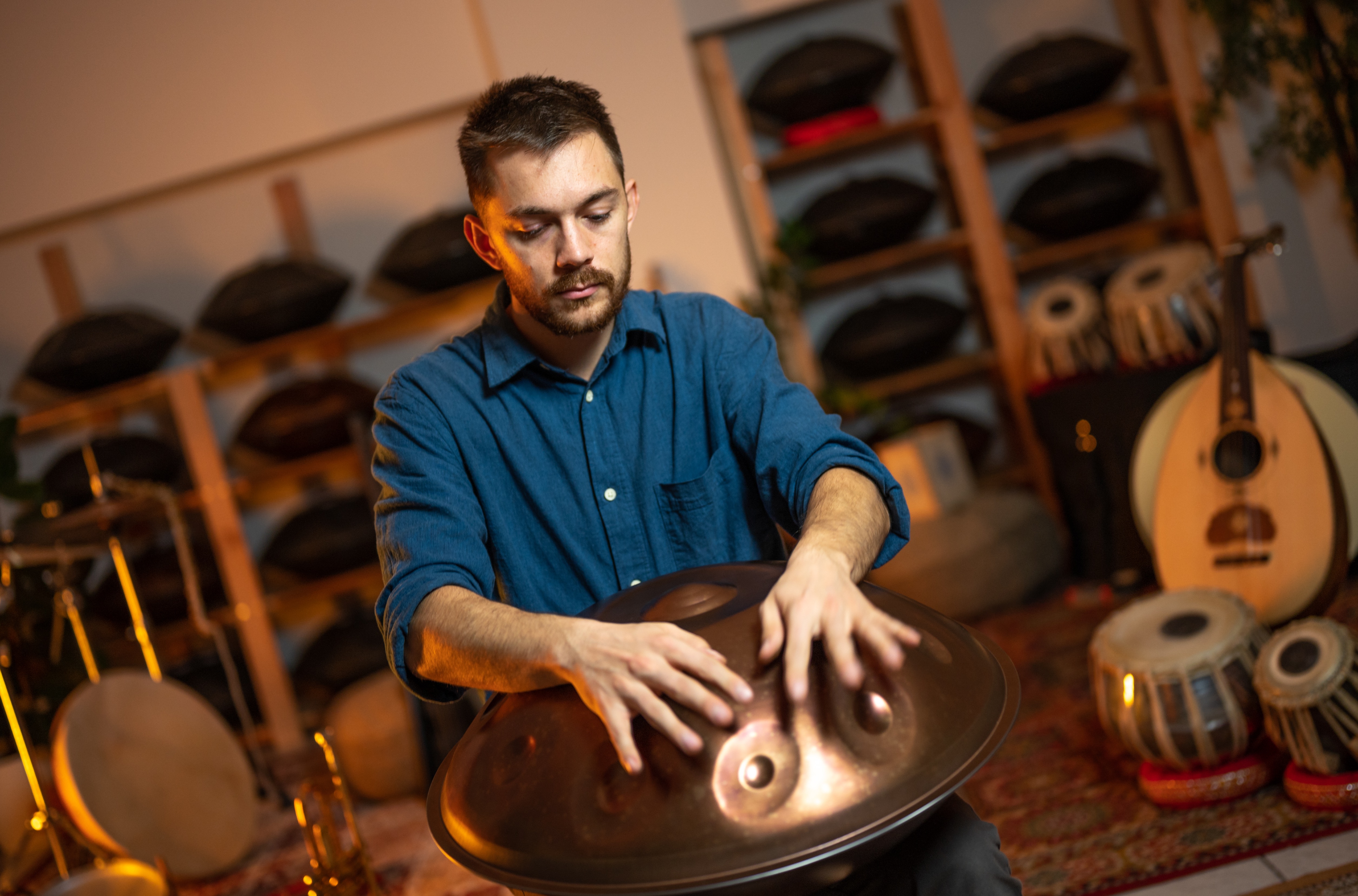 MAG HANDPAN PERFORMANCE  BY PETER BOGNAR 