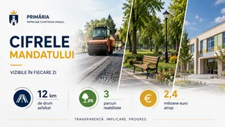 Ecranul vorbește pentru primărie. Non-stop.