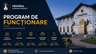 Ecranul vorbește pentru primărie. Non-stop.
