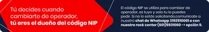 Banner de información regulatoria