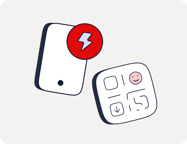 Recibe e instala tu eSIM - Ilustración de guía paso a paso
