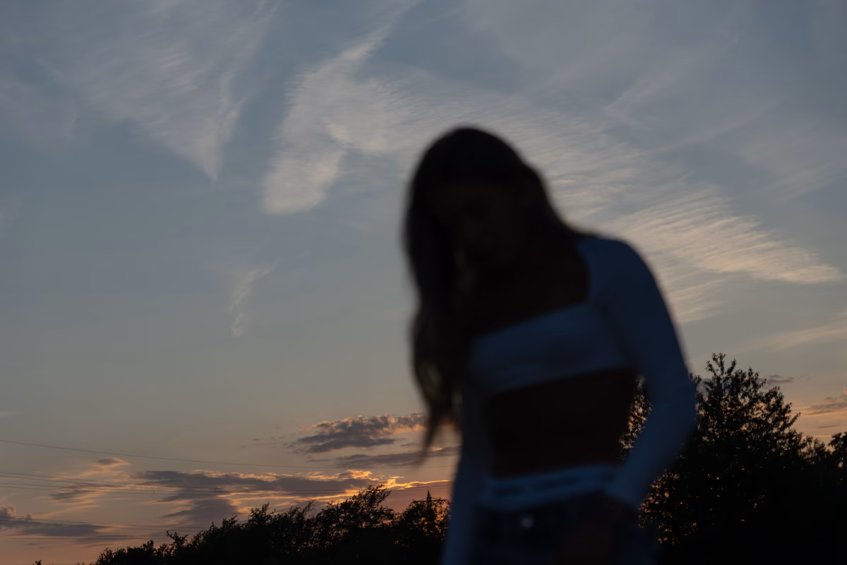 silouhette of a woman