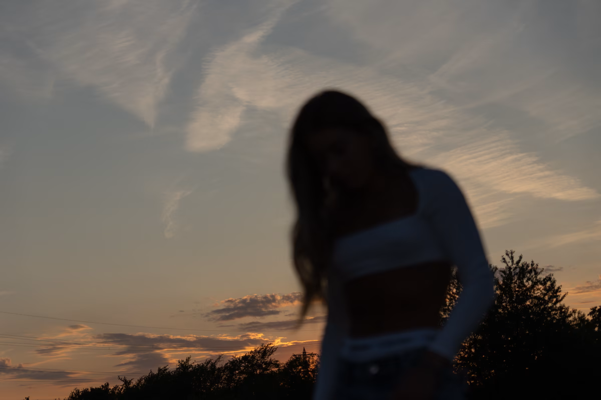 silouhette of a woman