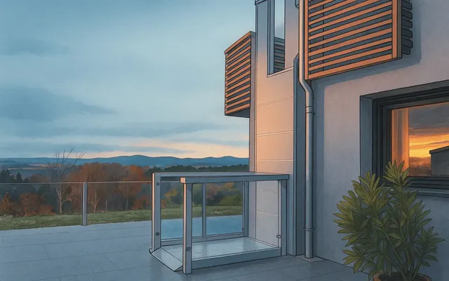 Hublift - Rollstuhllift für kleine Höhenunterschiede