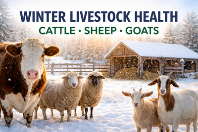 Common Winter Health Issues in Cattle, Sheep & Goats