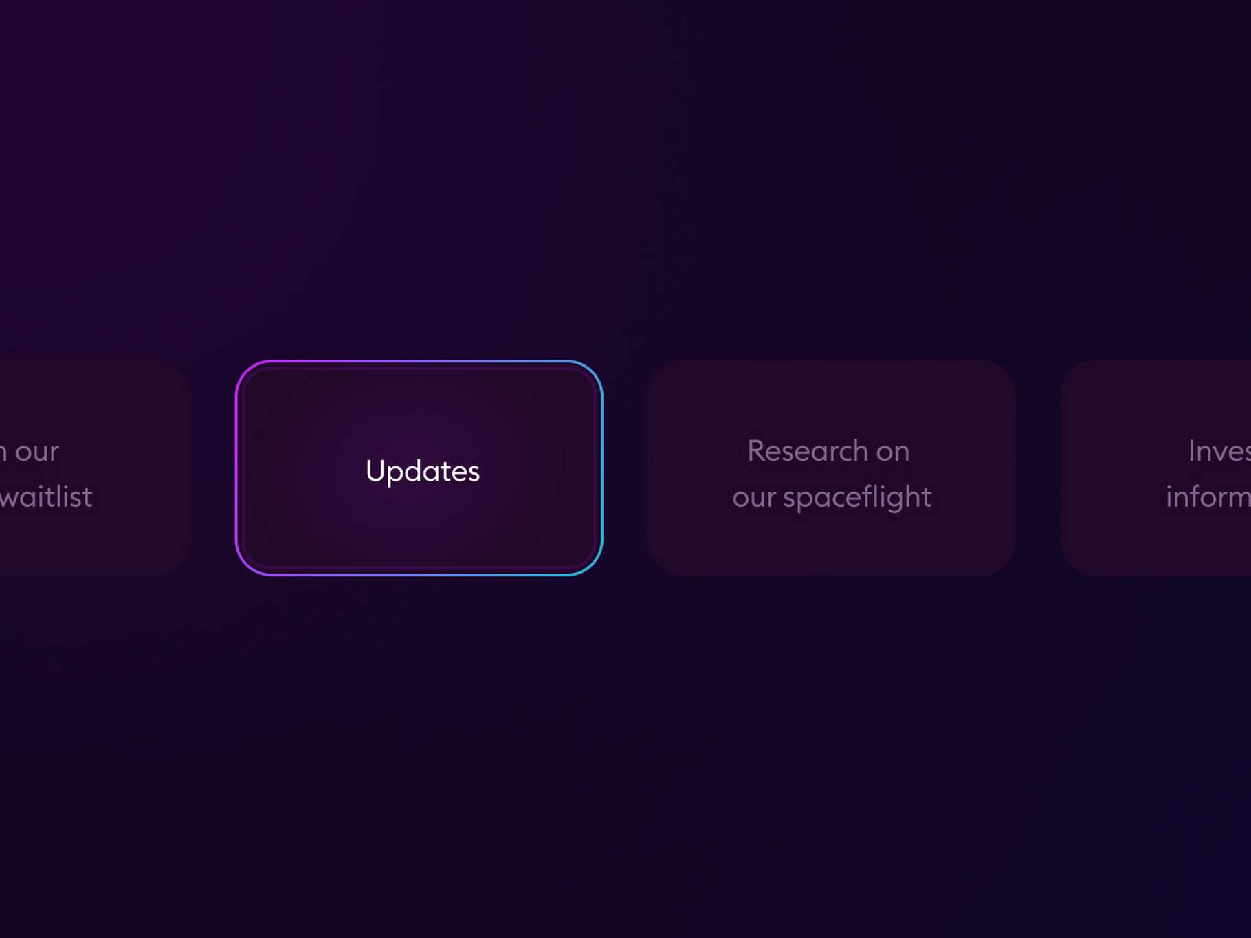 Quick selection UI